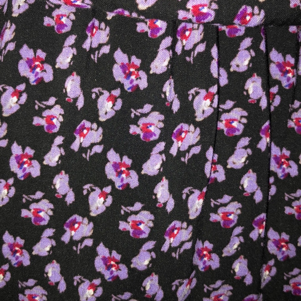 💟FREE PEOPLE💟MIX FLORAL RUFFLE HEM DRESS💟 - Picture 7 of 10